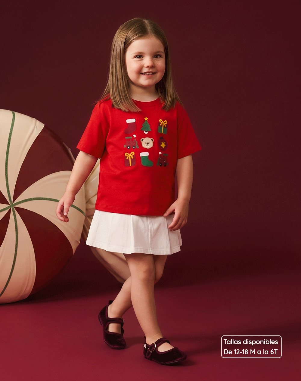 Camiseta oversize algodón navidad unisex