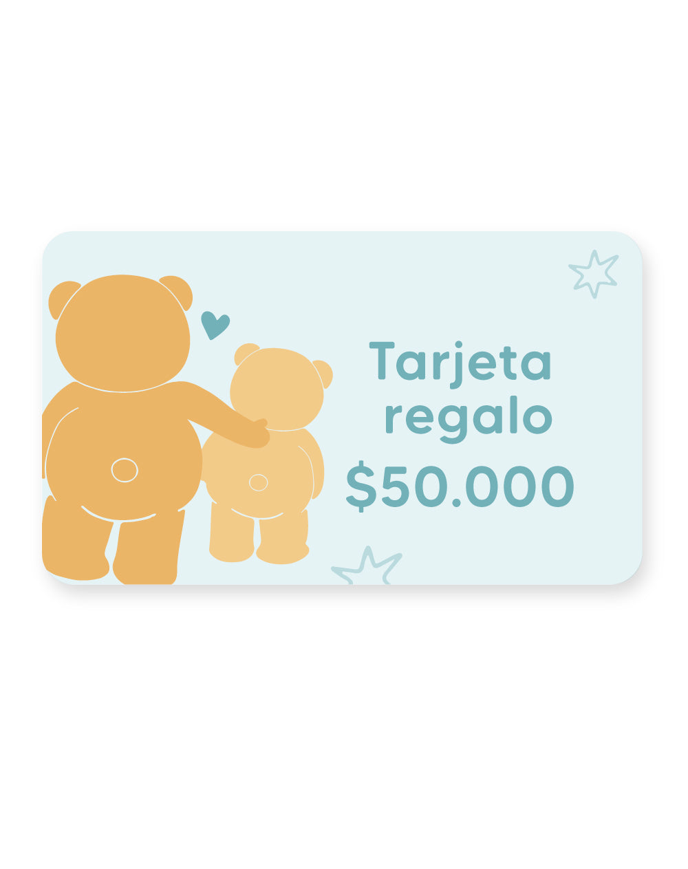 Tarjeta regalo $50.000
