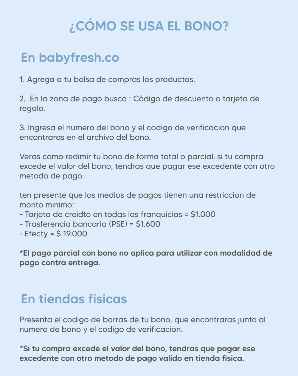 Tarjeta regalo $100.000