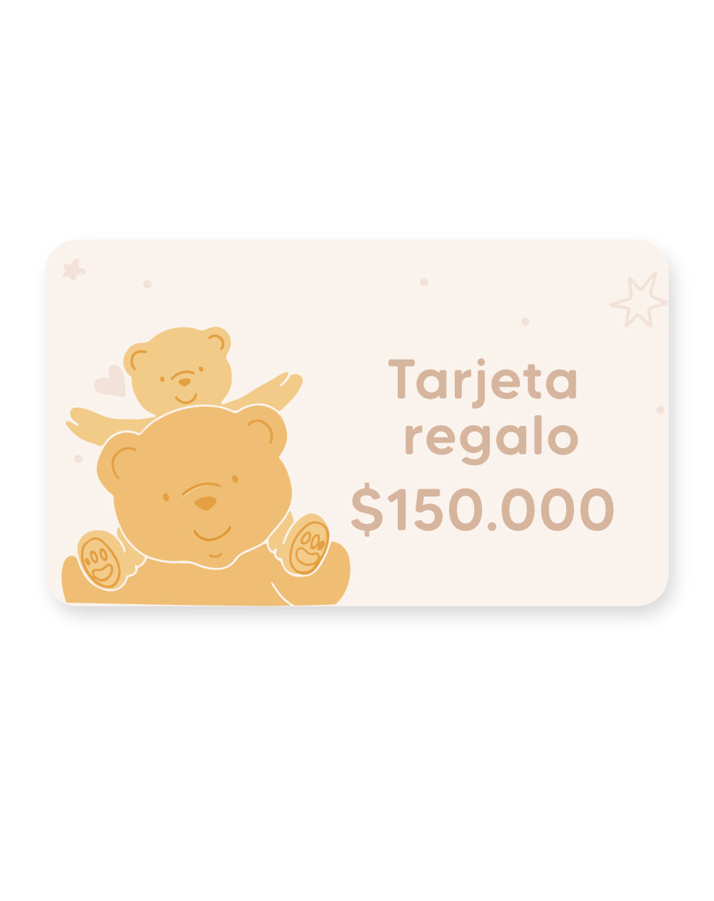 Bono de regalo digital $150.000