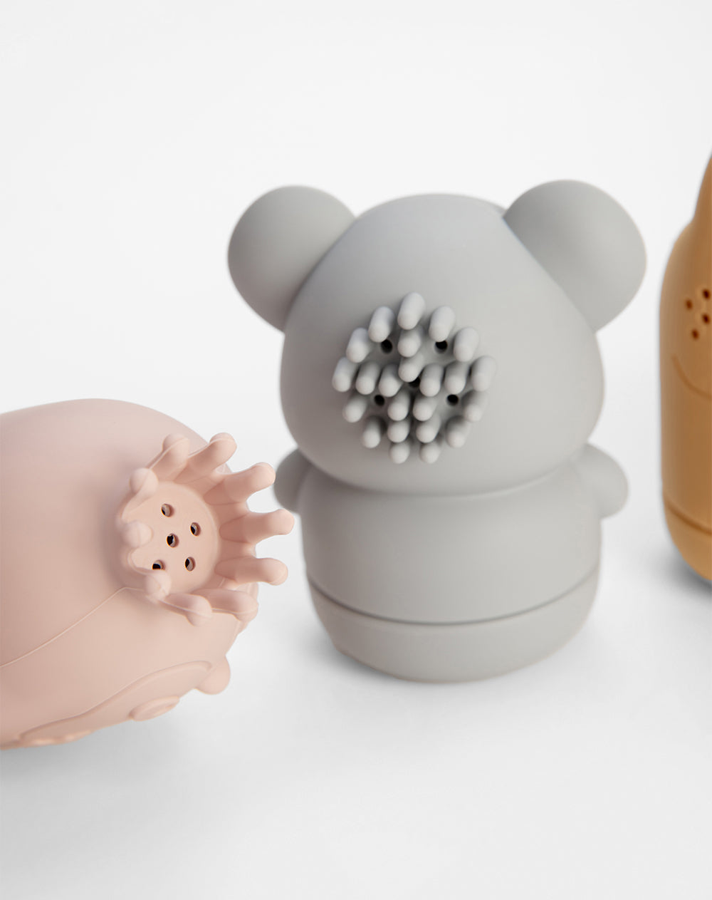 Set de juguetes de baño en silicona animales