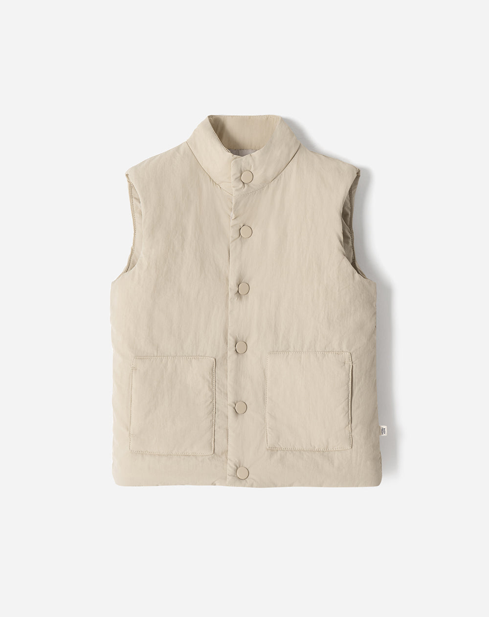Chaleco acolchado beige niño