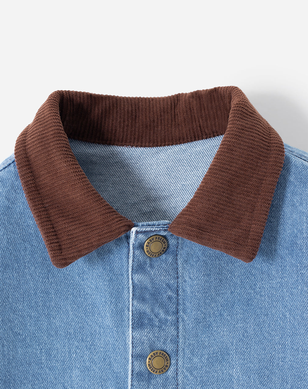 Chaqueta regular índigo medio niño