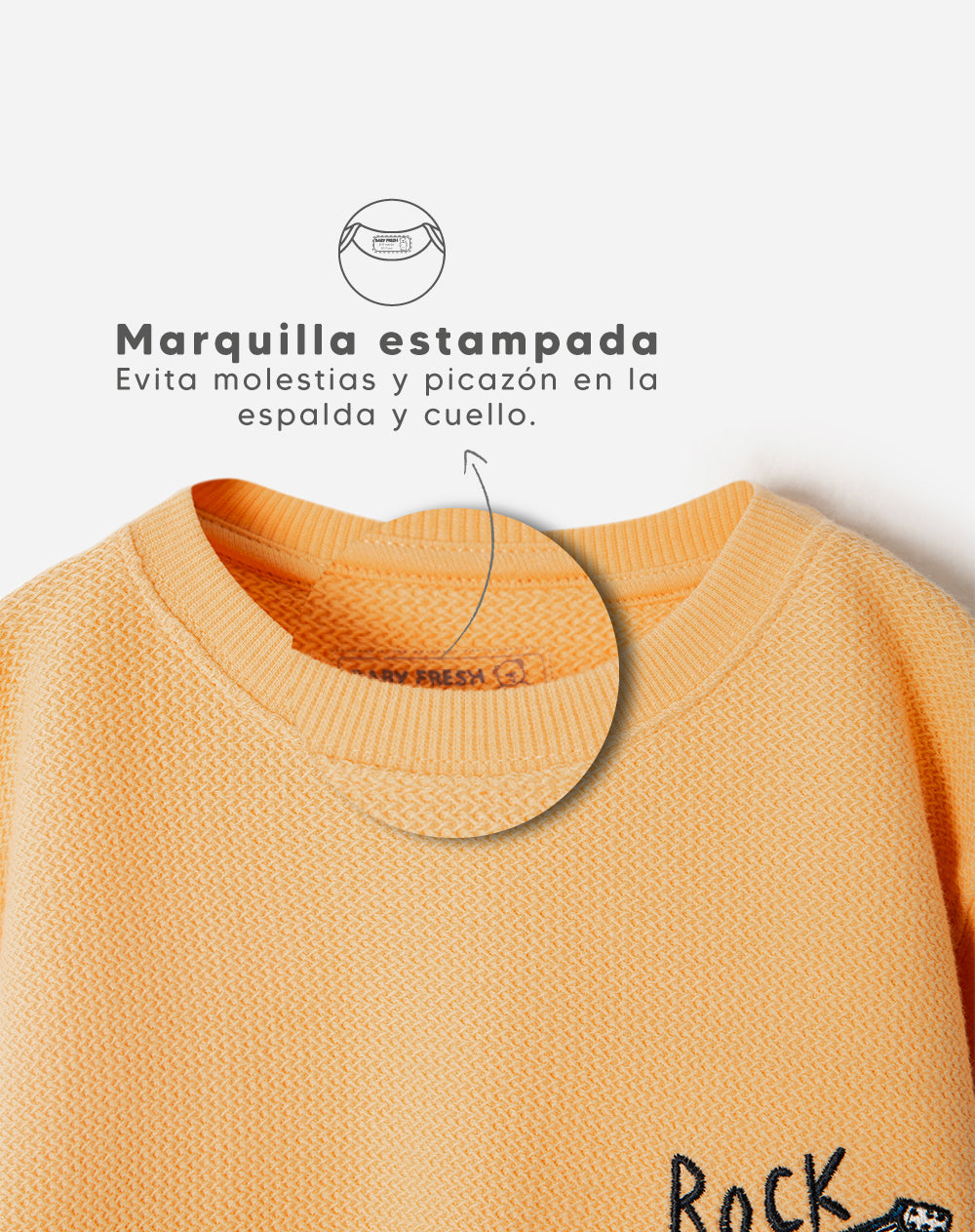 Buzo oversized fit amarillo
