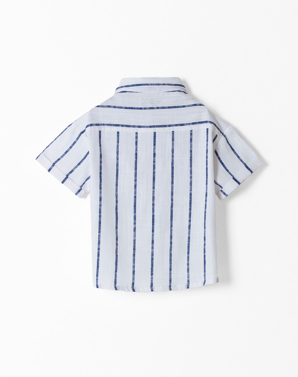 Camisa oversized fit manga corta rayas