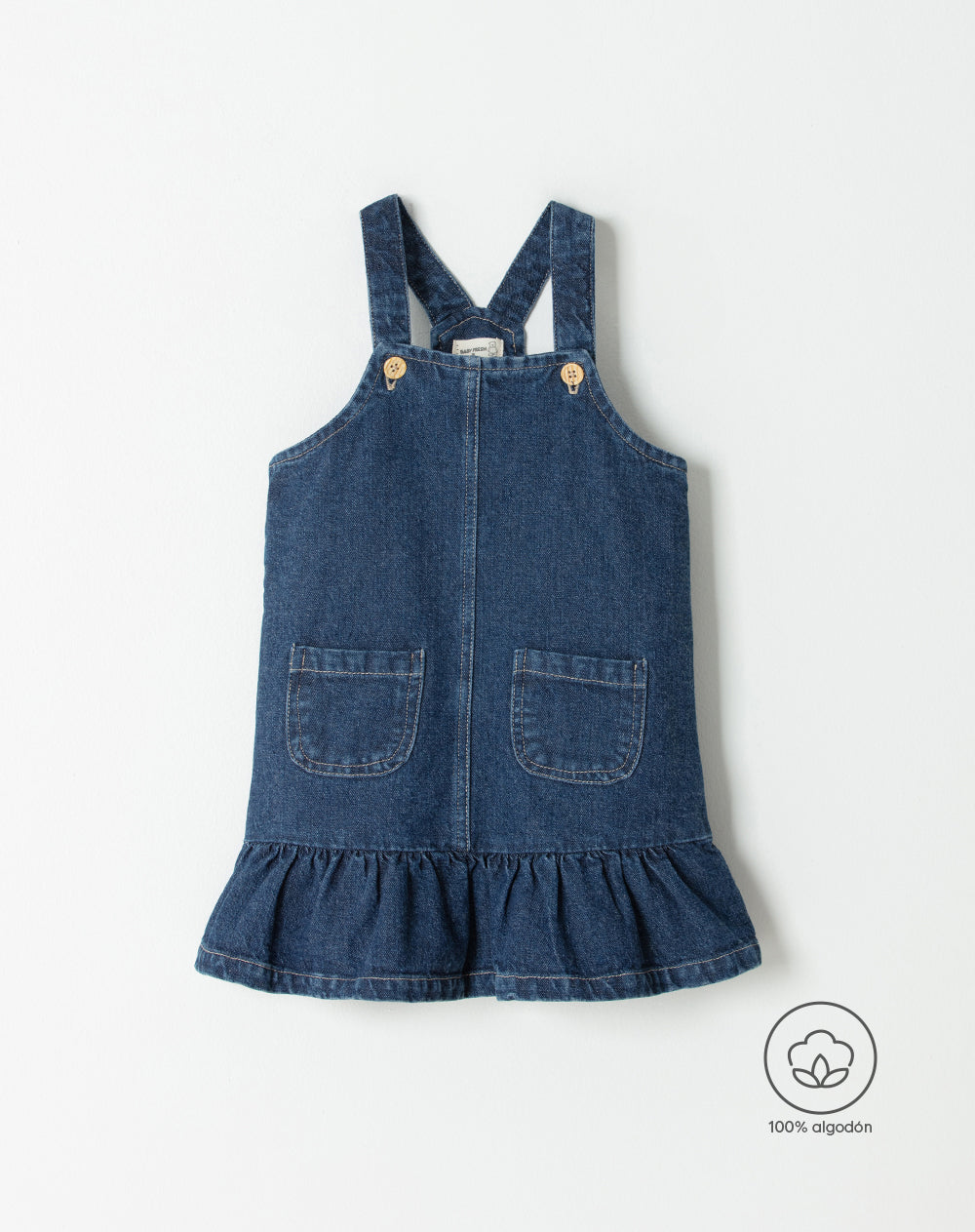 Overol falda azul indigo oscuro