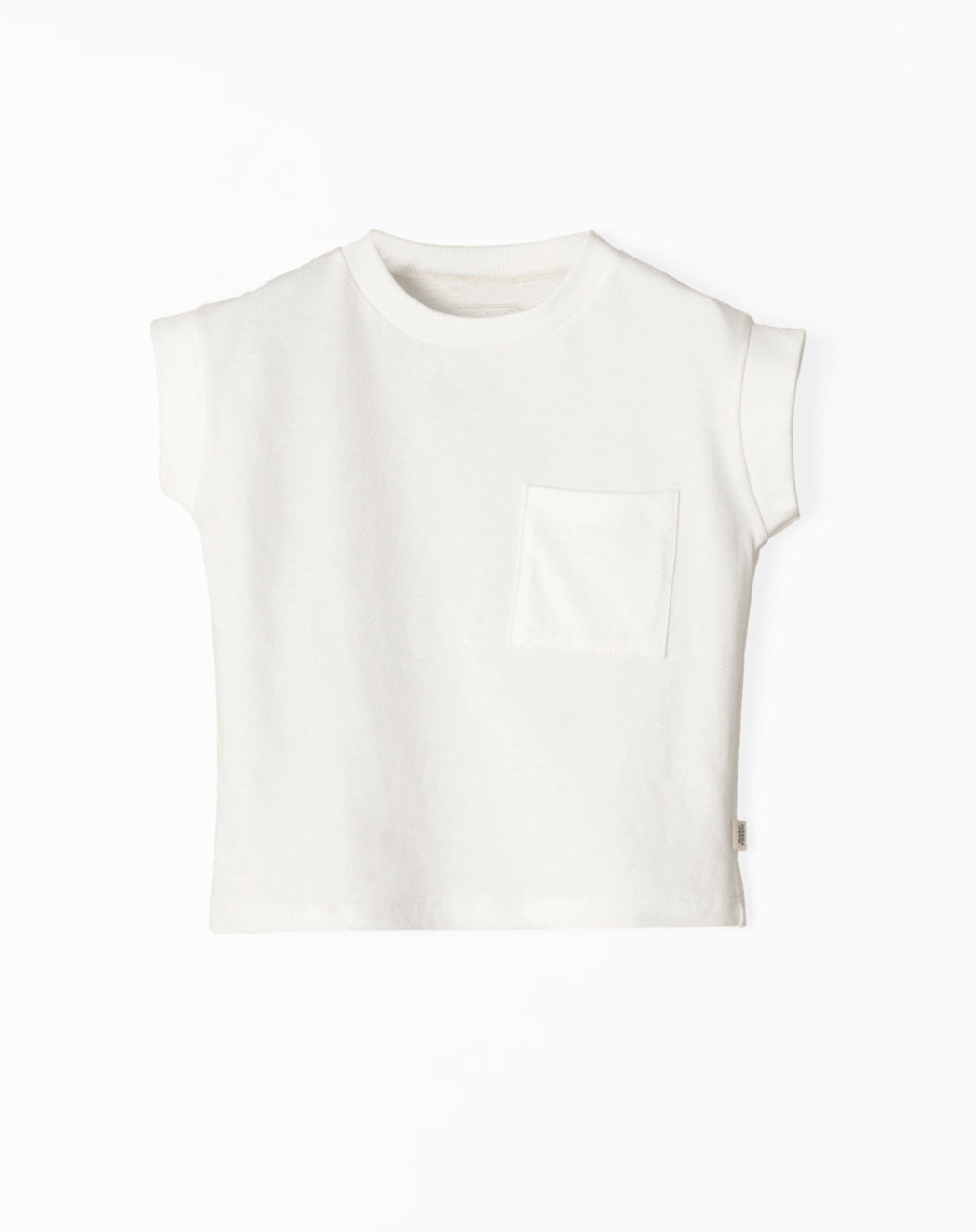 Camiseta oversized fit manga corta blanca