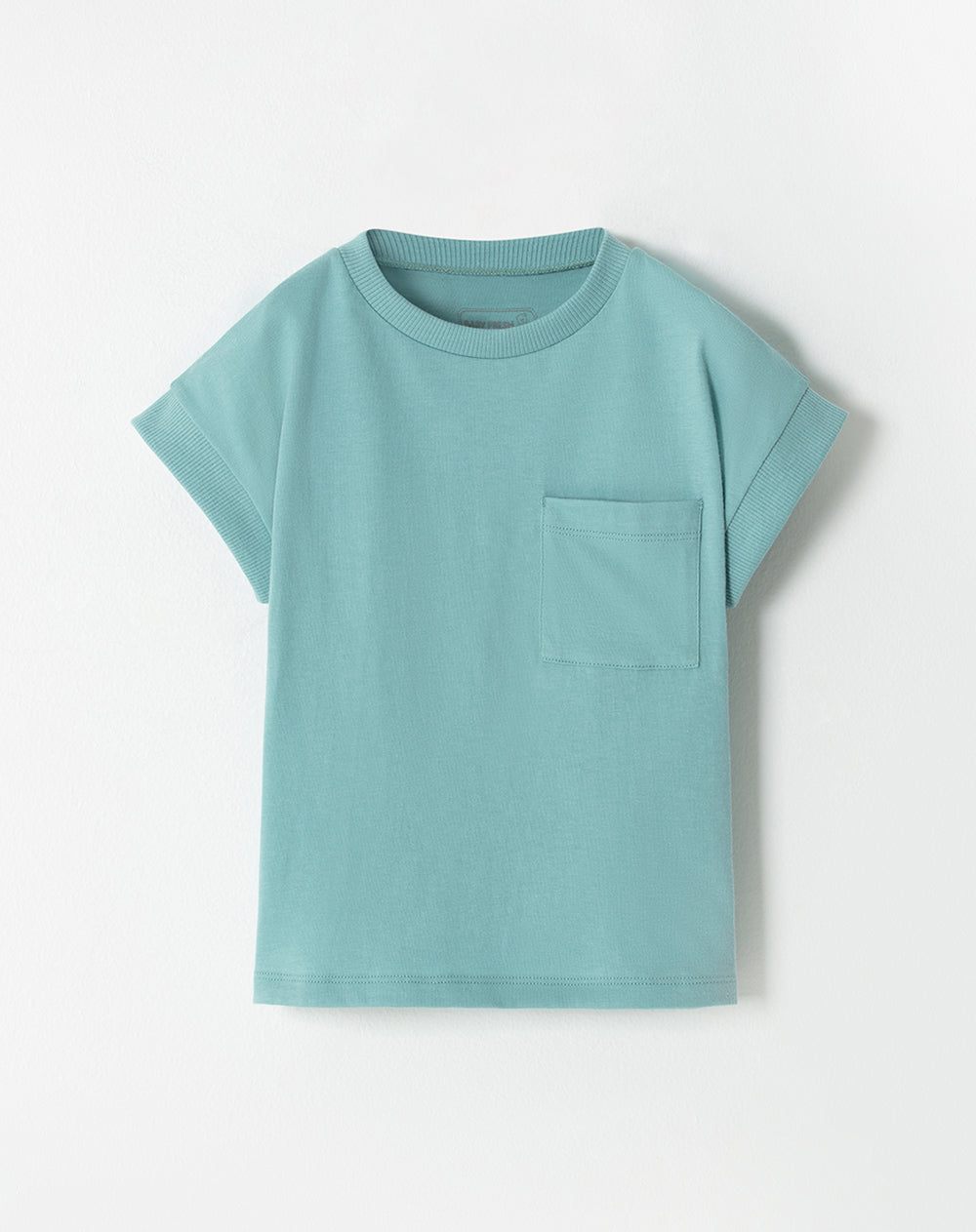 Camiseta oversized fit manga corta verde