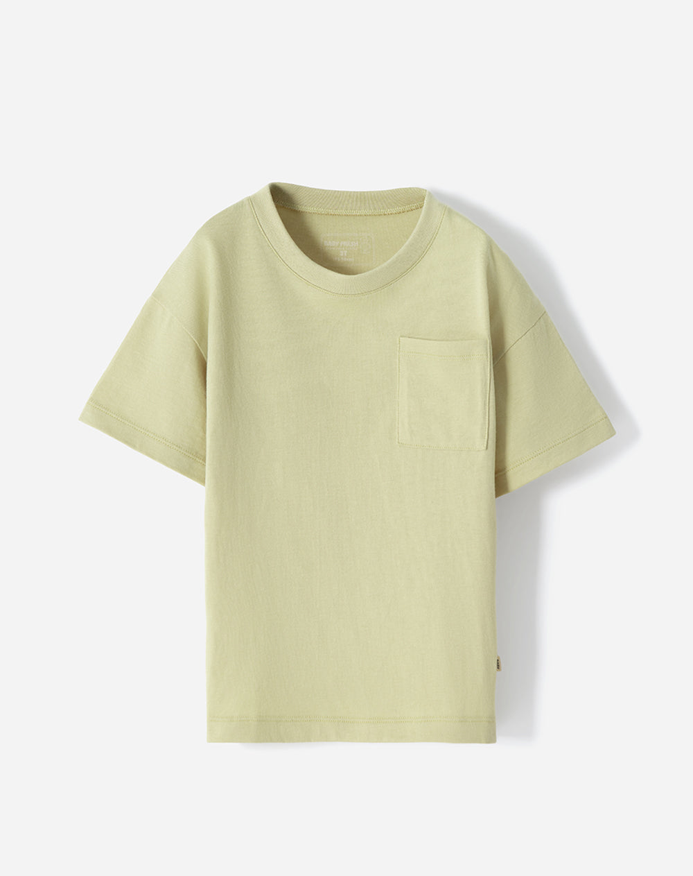 Camiseta oversize algodón verde niño