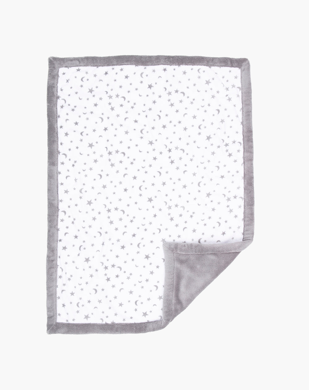 Cobija blanco estampado