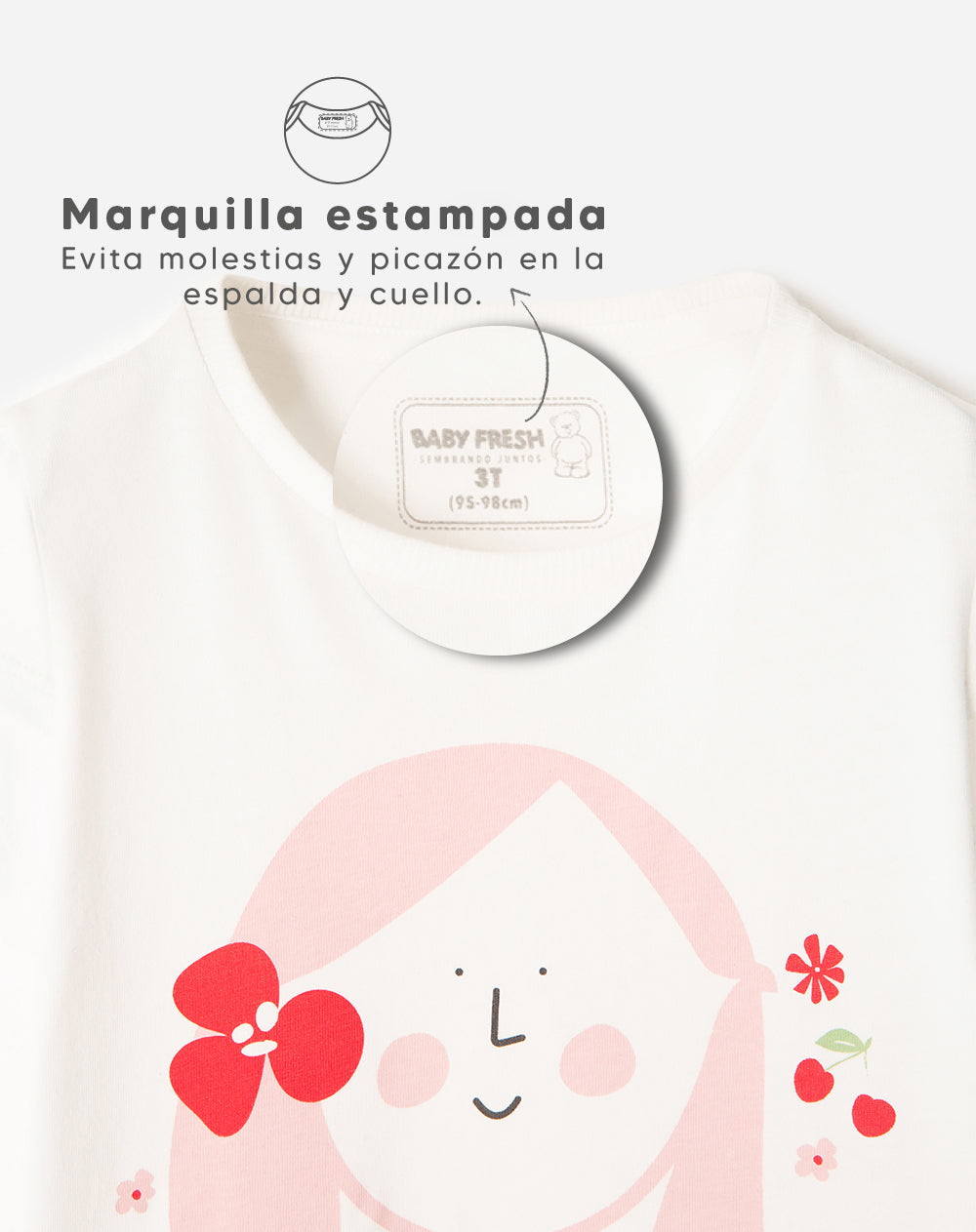 Conjunto niña camiseta + short