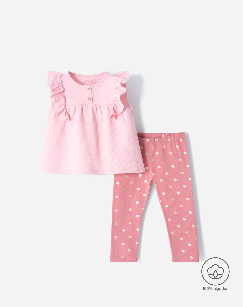 Conjunto camiseta + pantalón niña