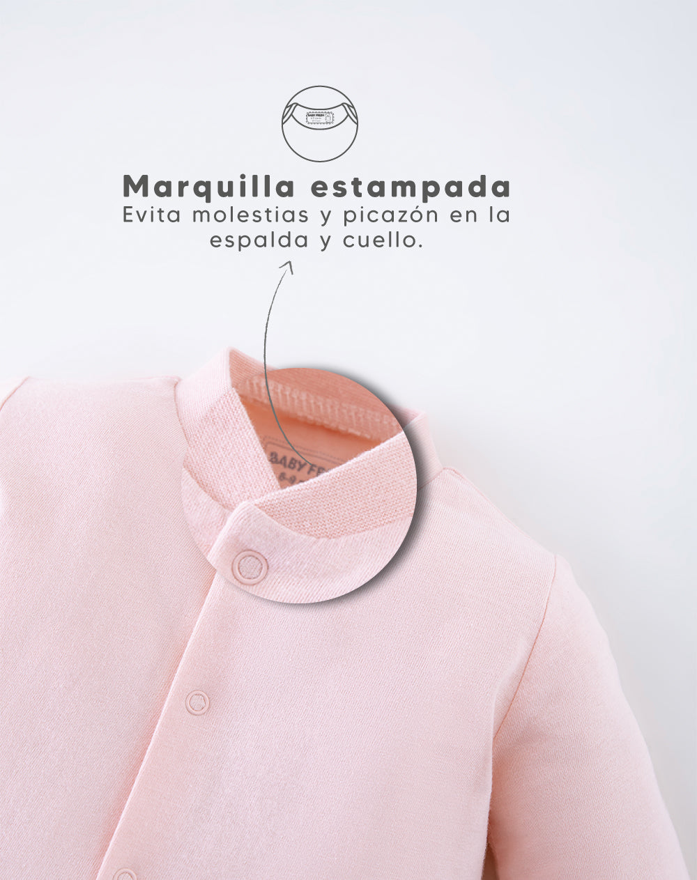 Pijama bebé niña algodón botones a presión x2unds surtida