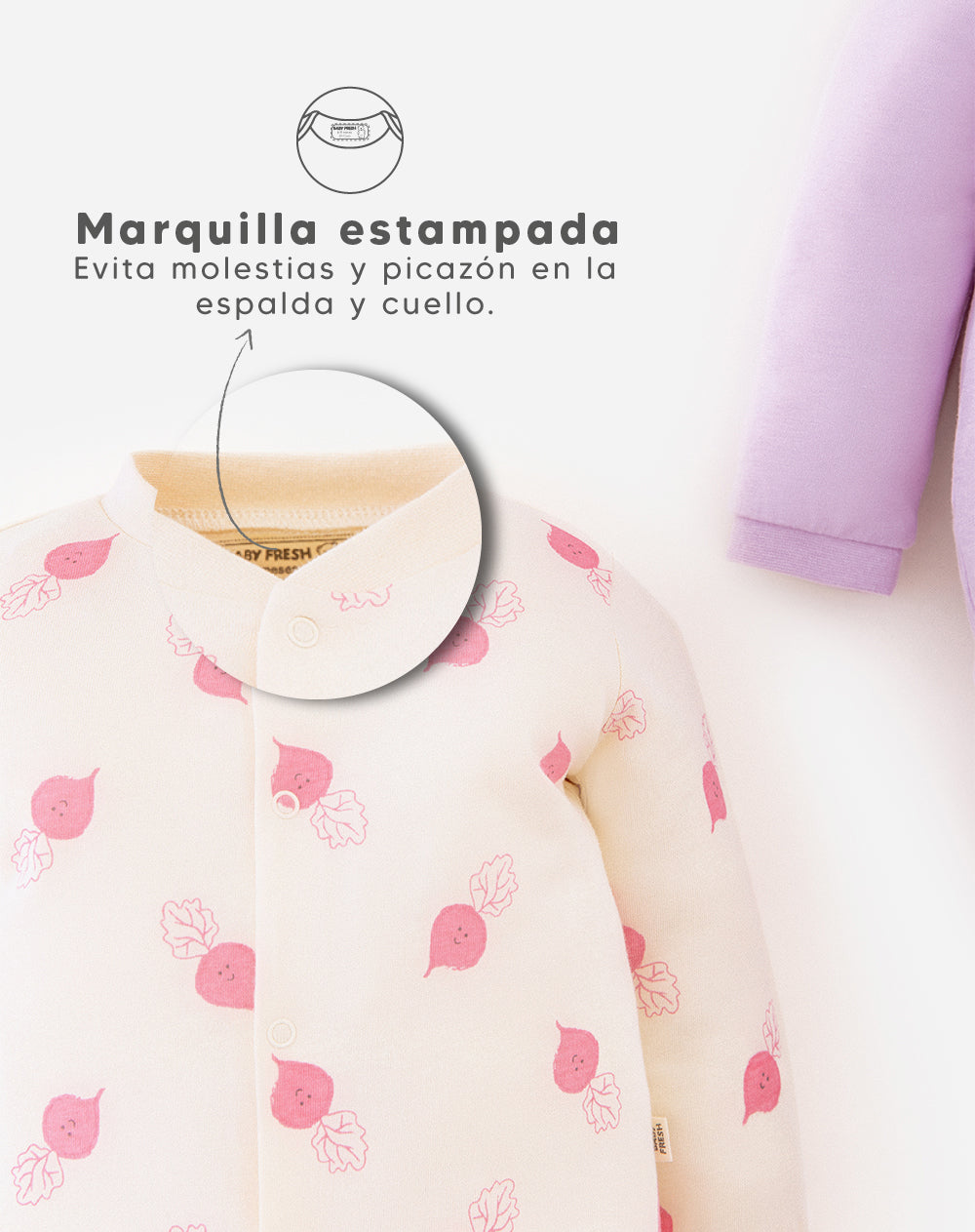 2 pijamas regular fit manga larga surtida