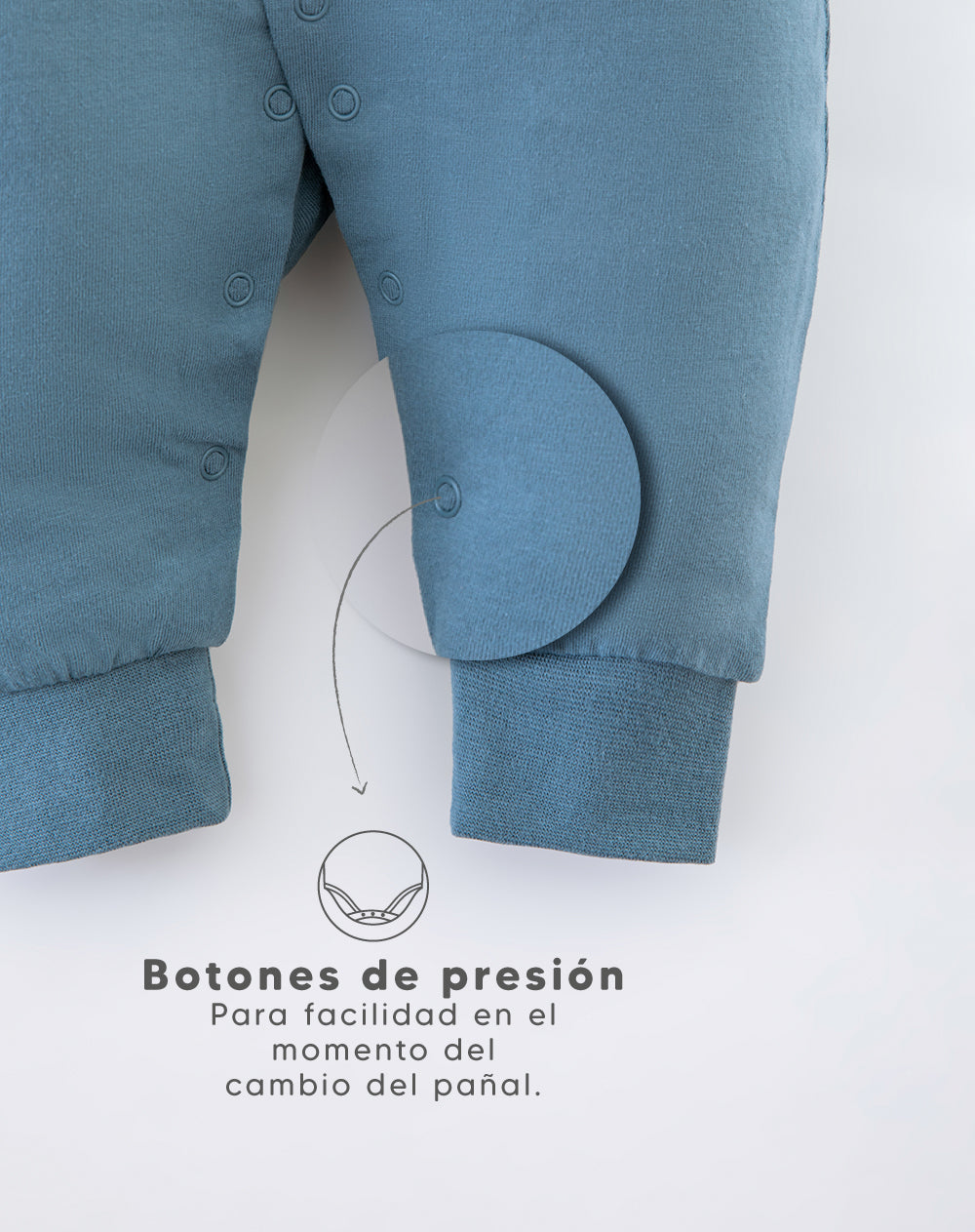 Pijama algodón botones a presión x2unds surtido bebé niño