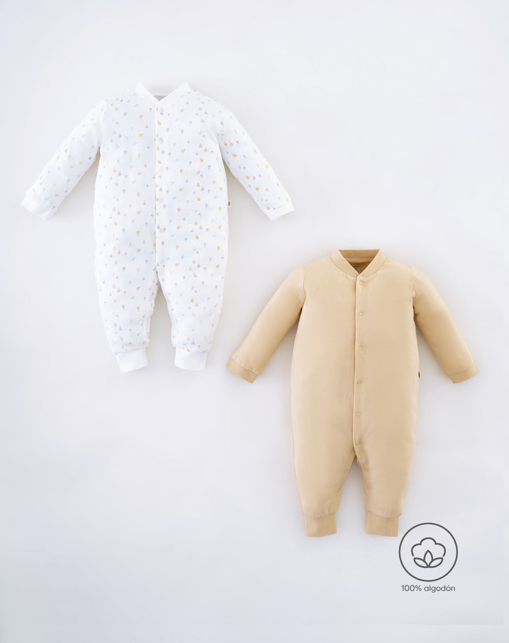 2 pijamas regular fit manga larga surtida