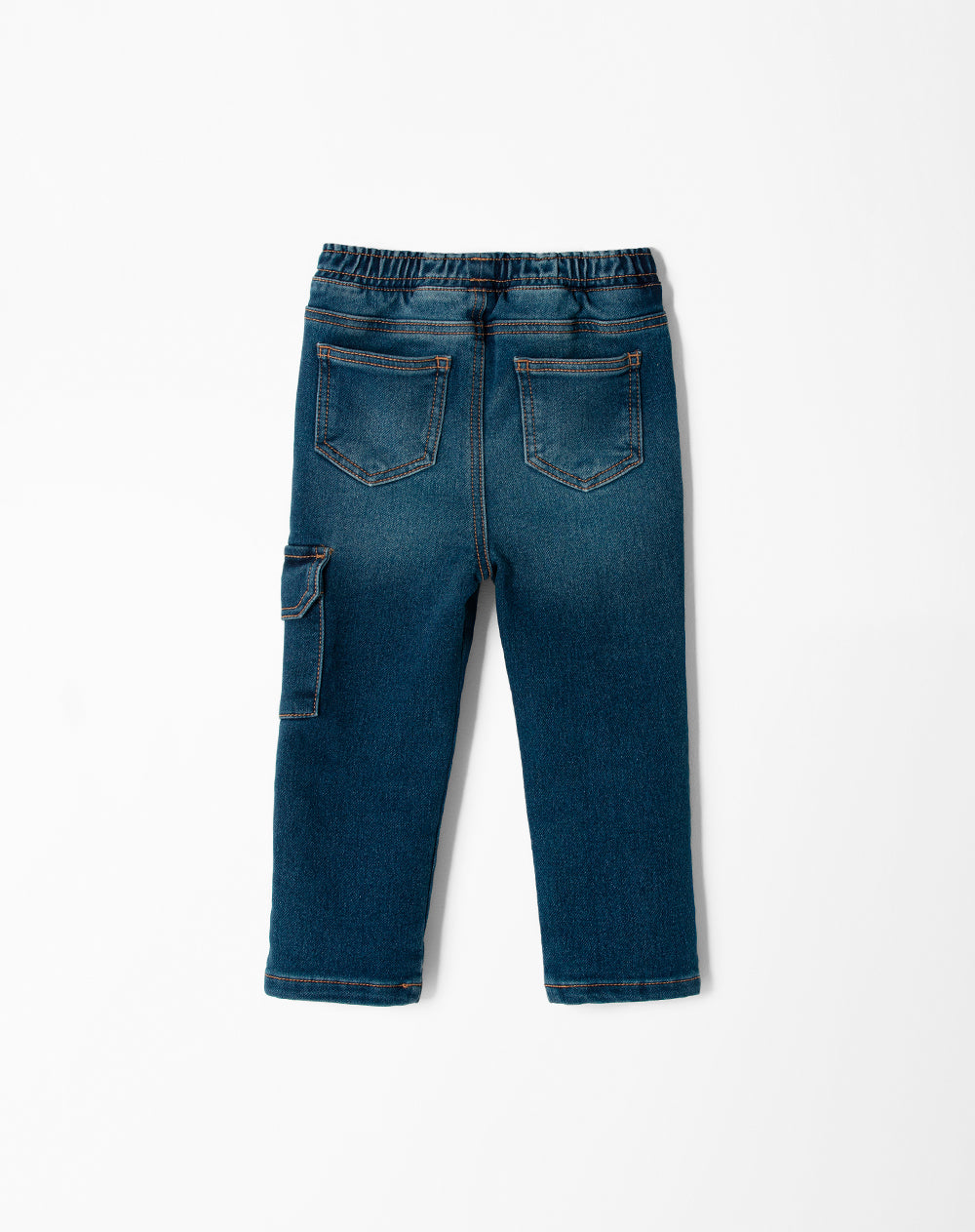 Jean cargo índigo oscuro niño