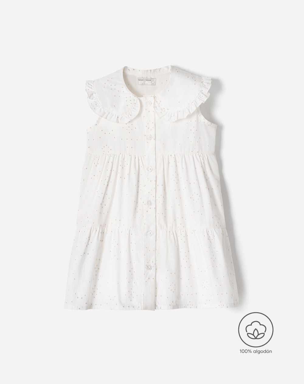 Vestido medio blanco