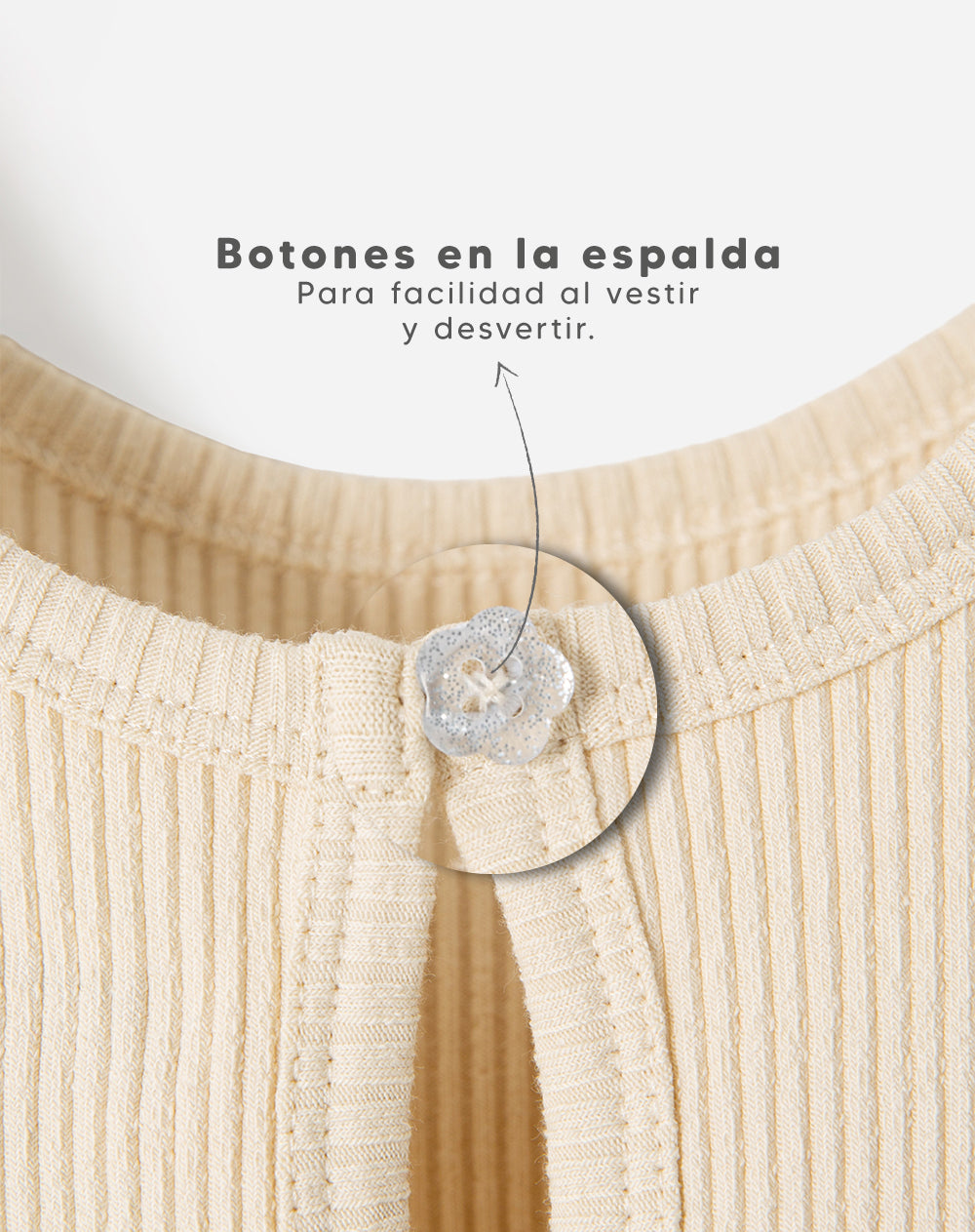 Enterizo regular fit beige estampado