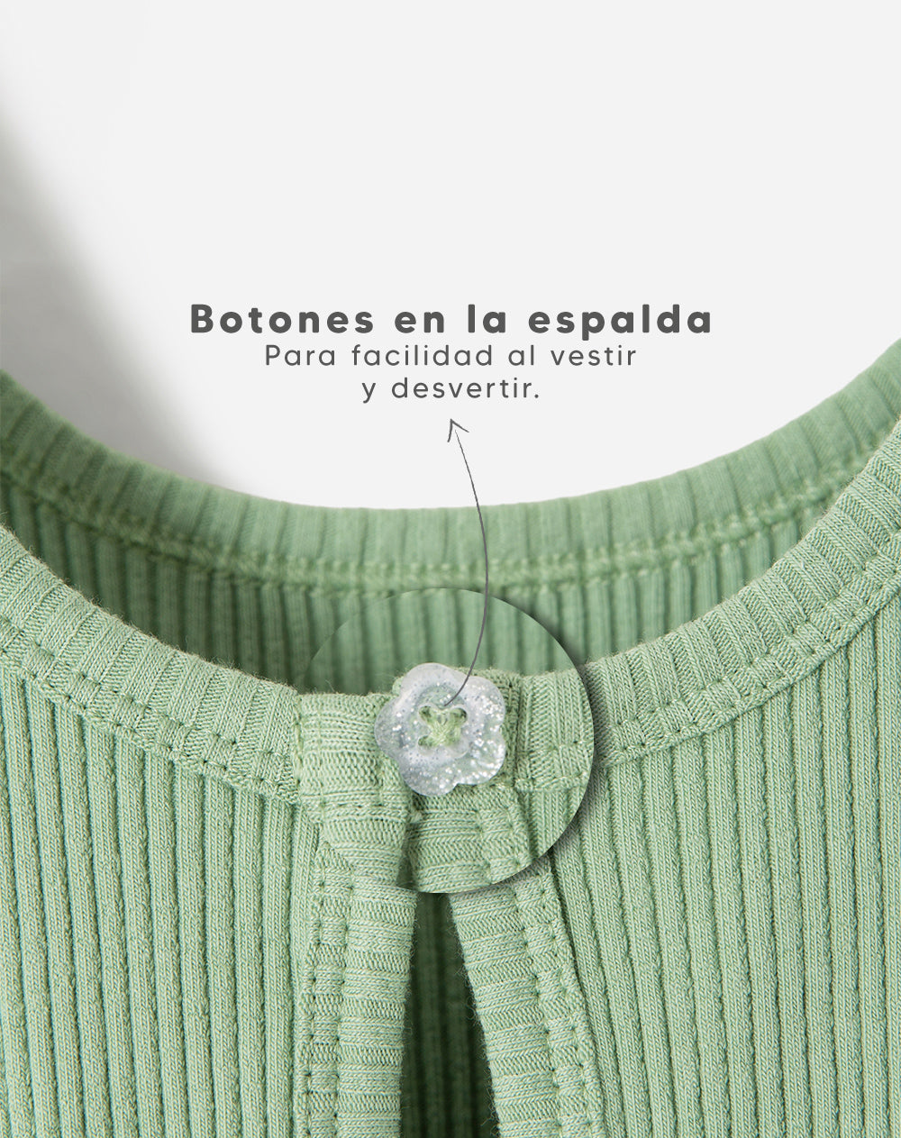 Enterizo regular fit verde