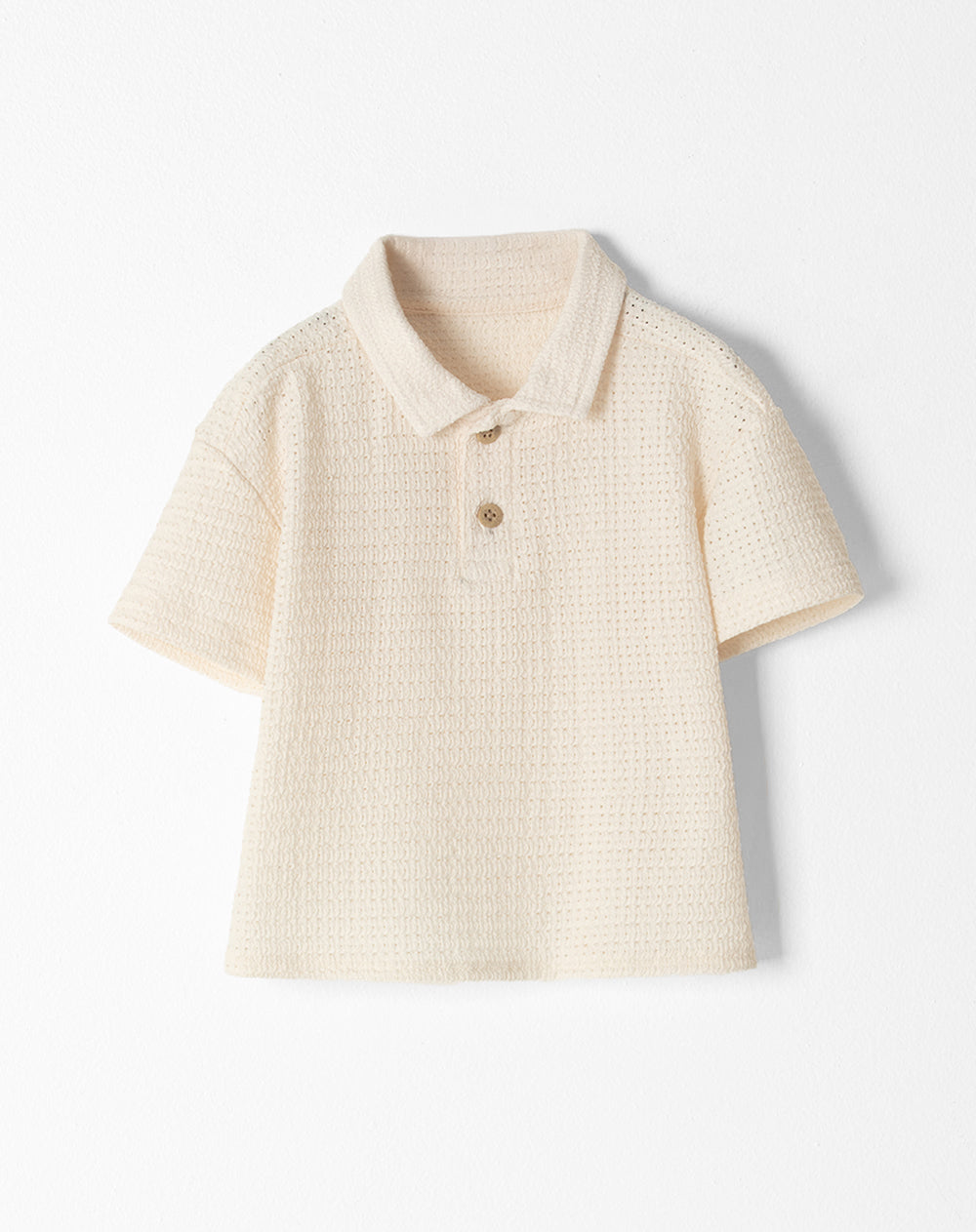 Polo oversized fit crema