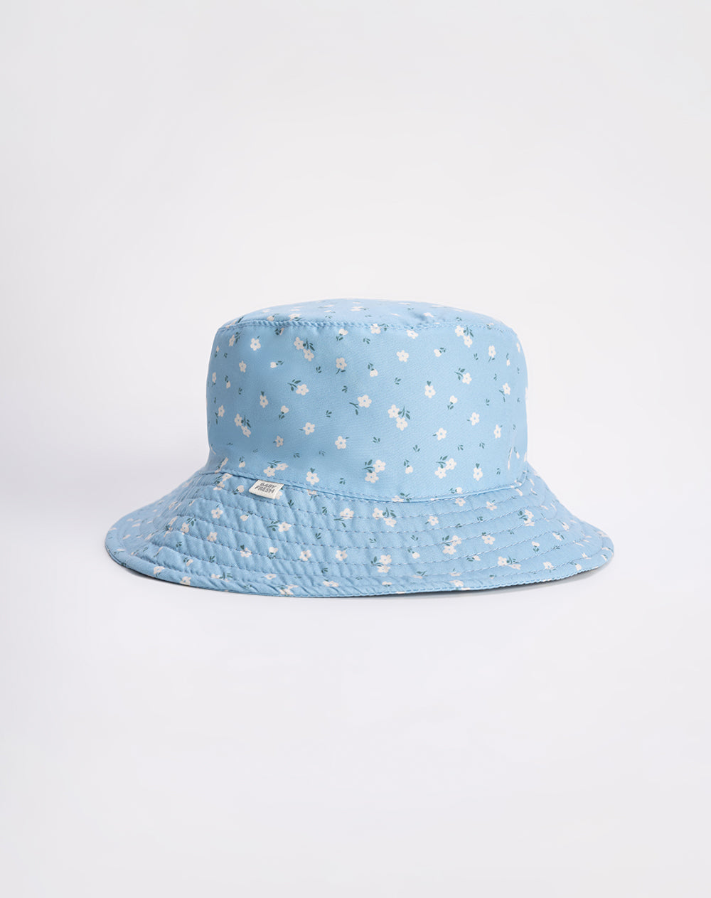 Gorro azul estampado