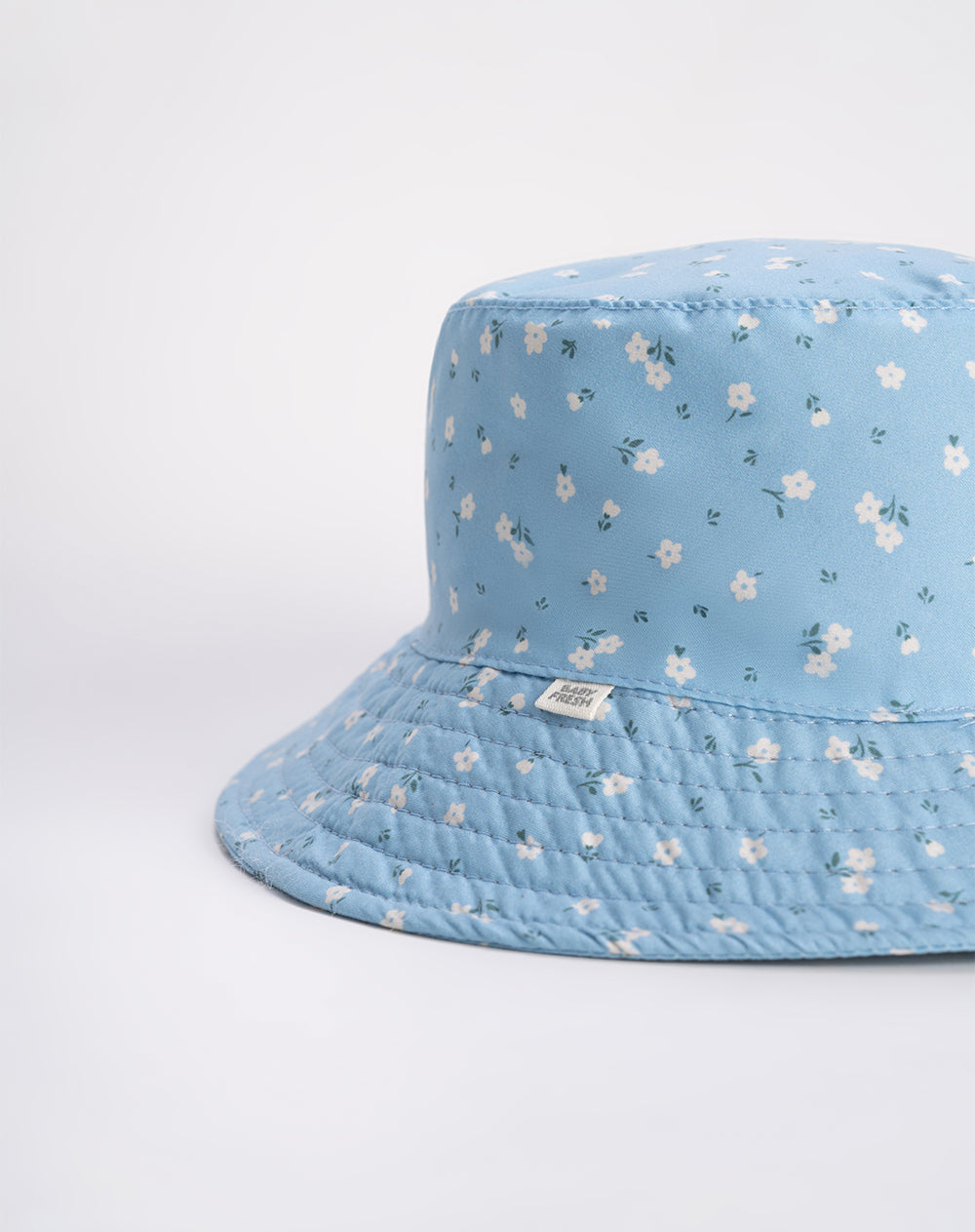 Gorro azul estampado