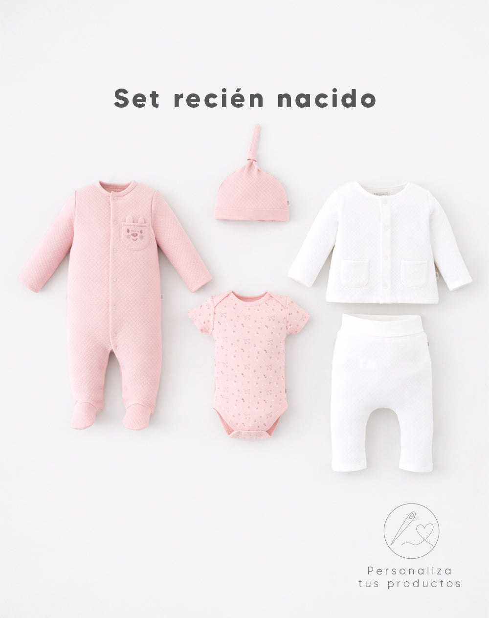 Set recien nacido algodón bebé niña