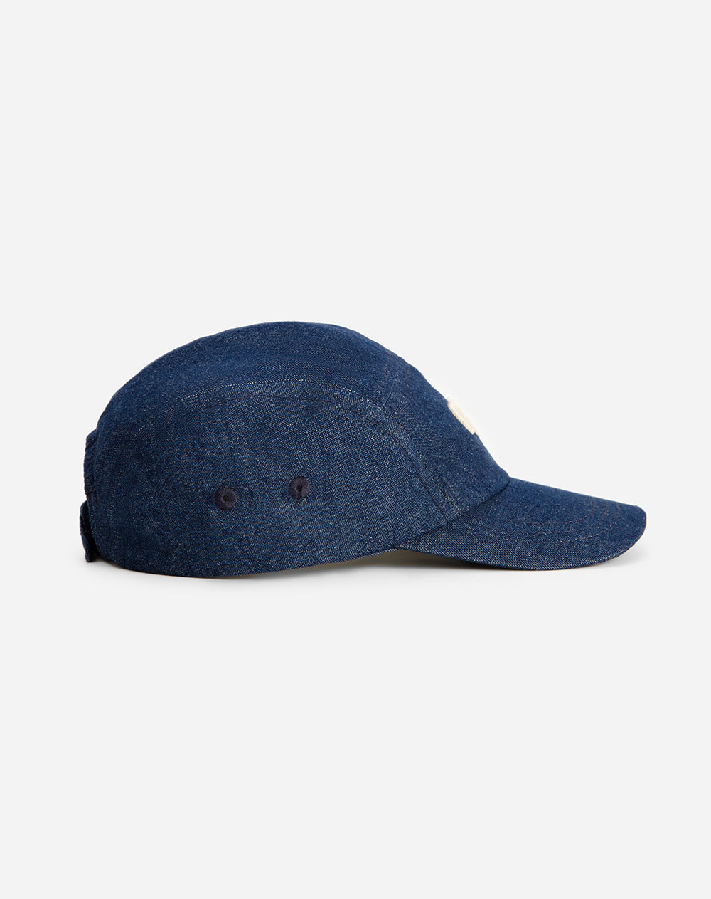 Gorra denim bordada azul unisex