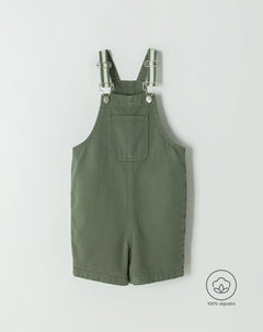 Overol regular algodón verde niño