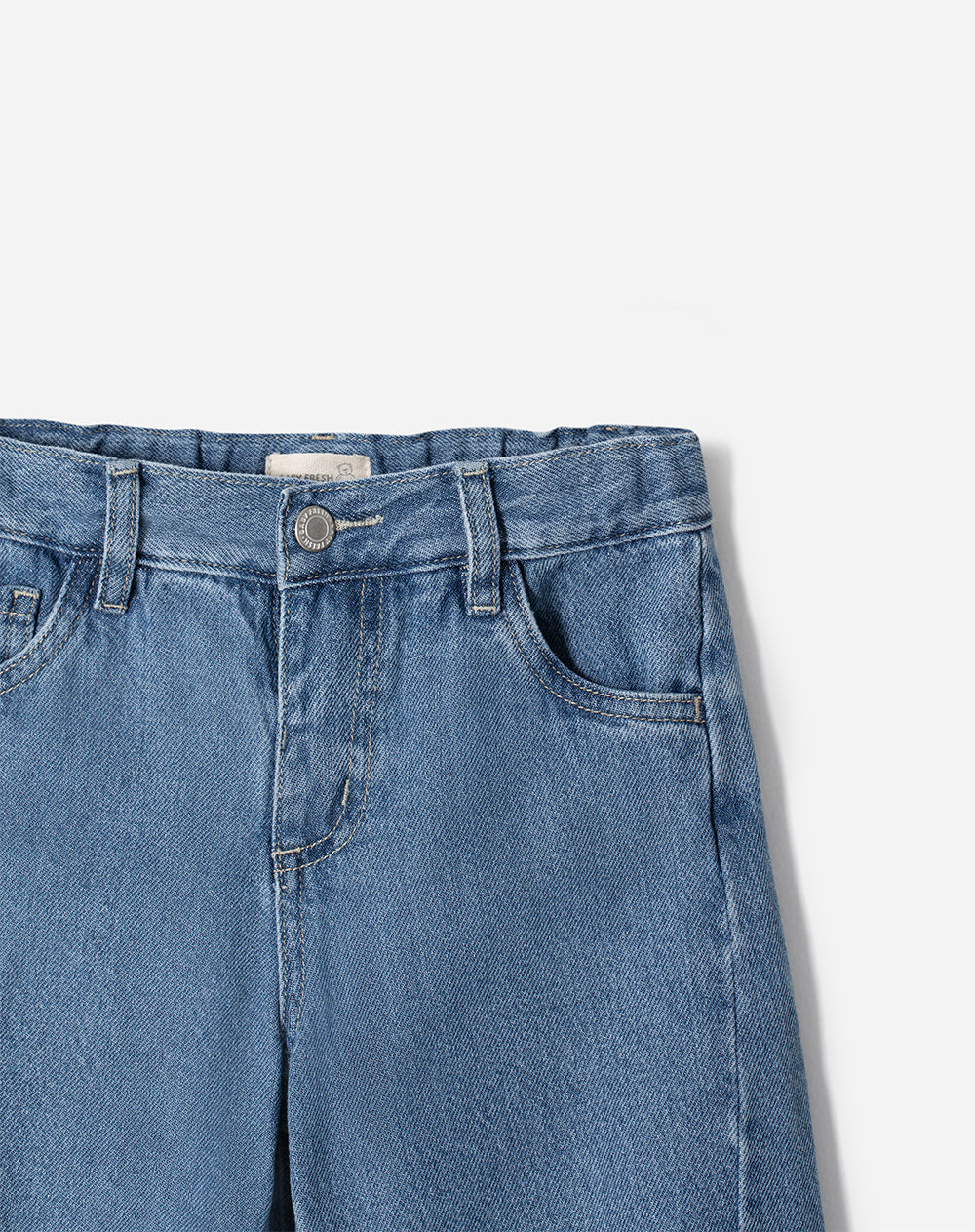 Jean baggy algodón indigo medio unisex