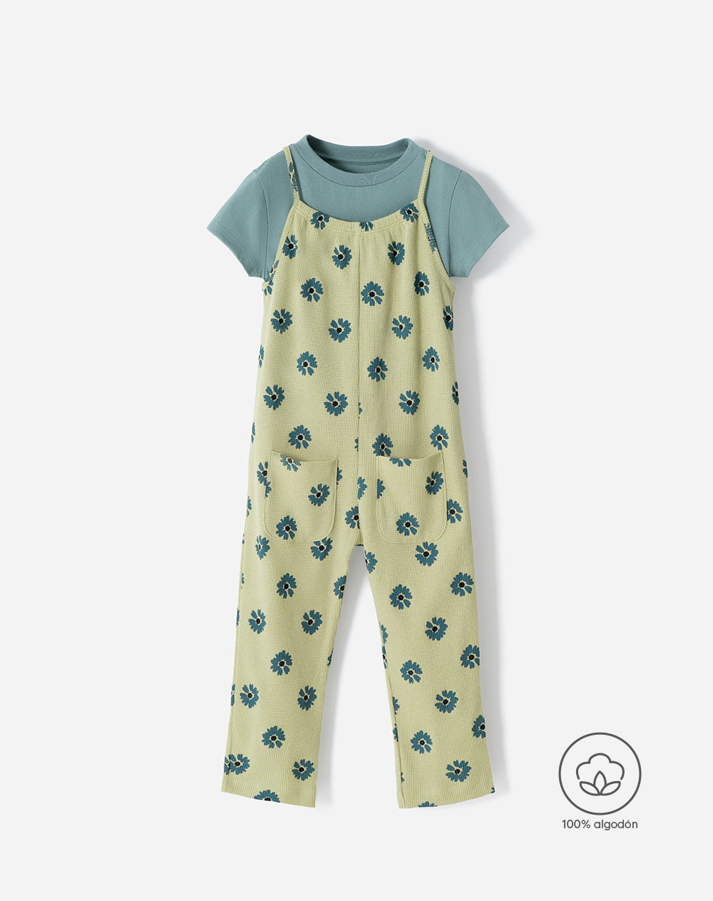 Conjunto camiseta + enterizo niña