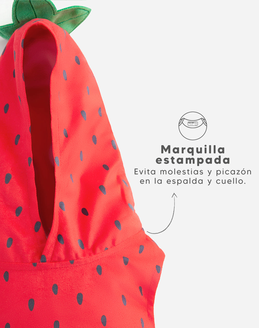 Body disfraz Halloween fresa bebé unisex