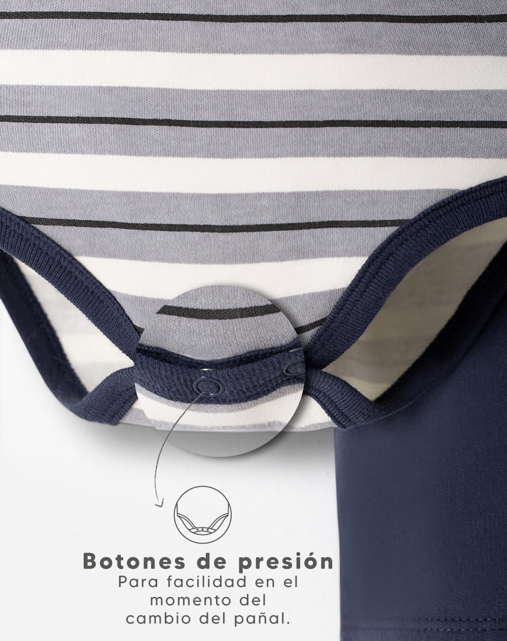 Conjunto body + bermuda bebé niño