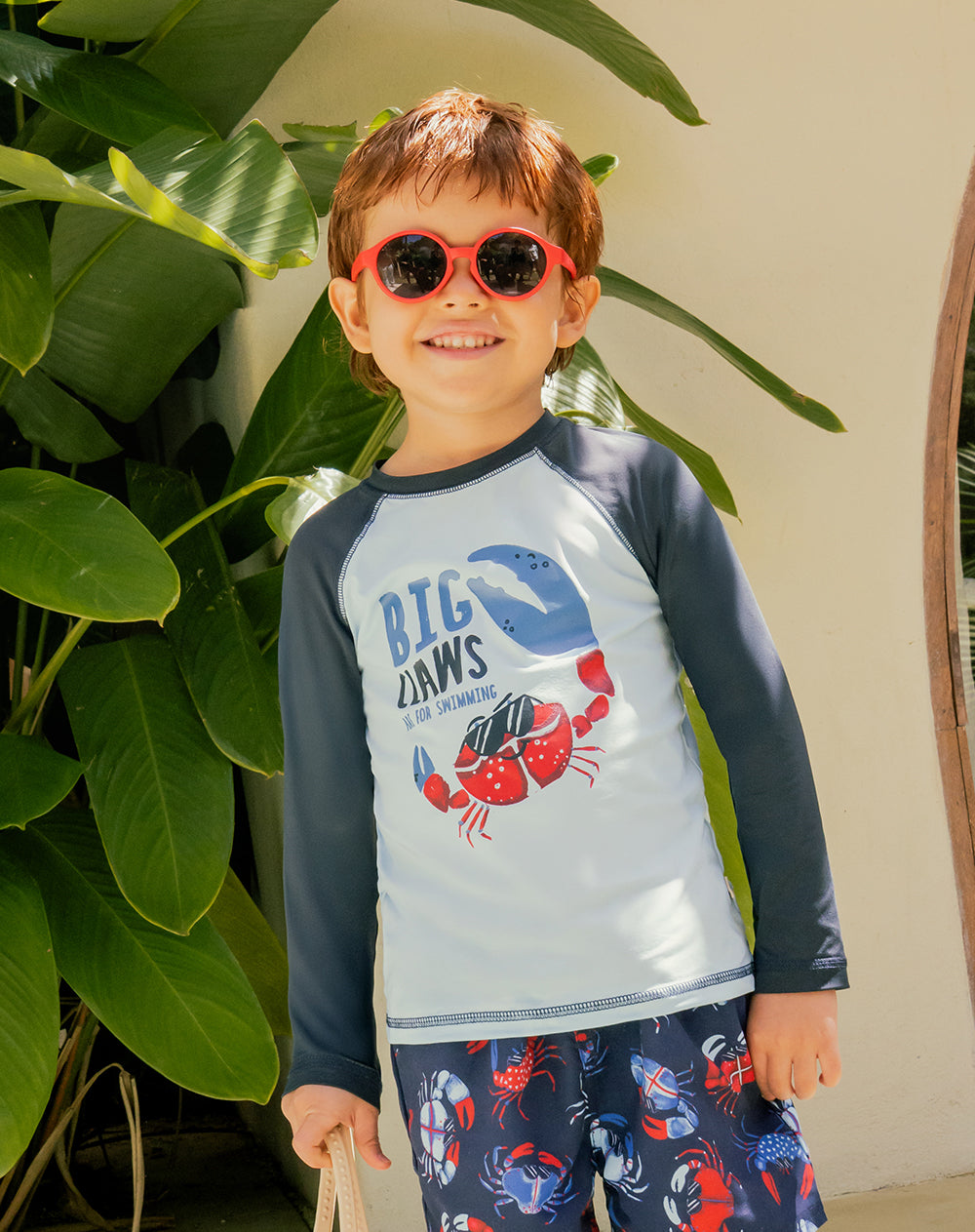 Camibuzo regular protección UV estampado niño