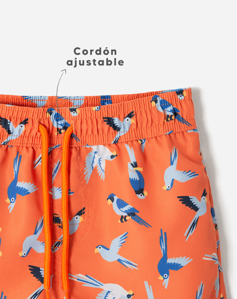 Pantaloneta de baño estampada niño