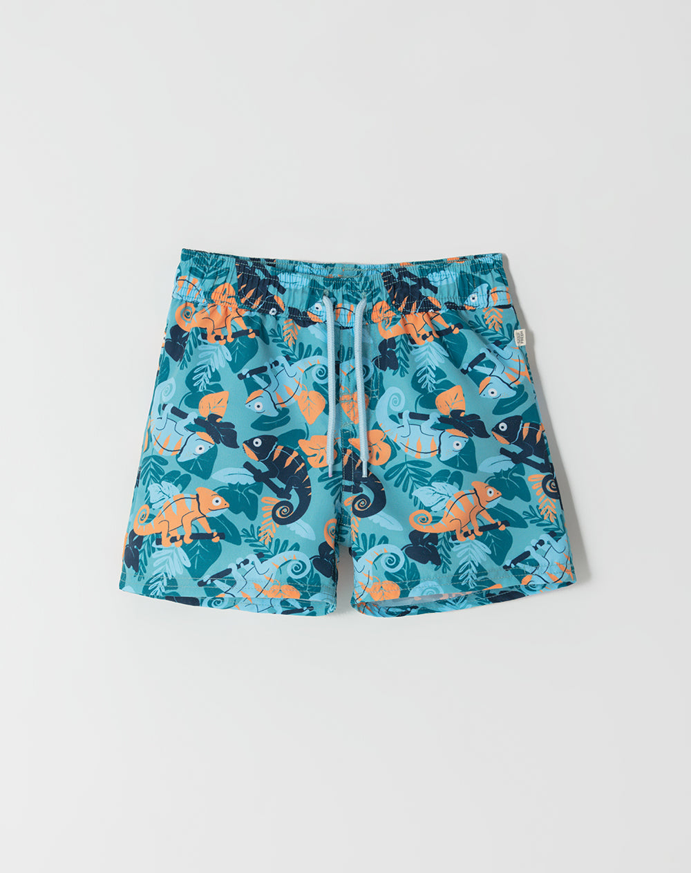 Pantaloneta verde estampado