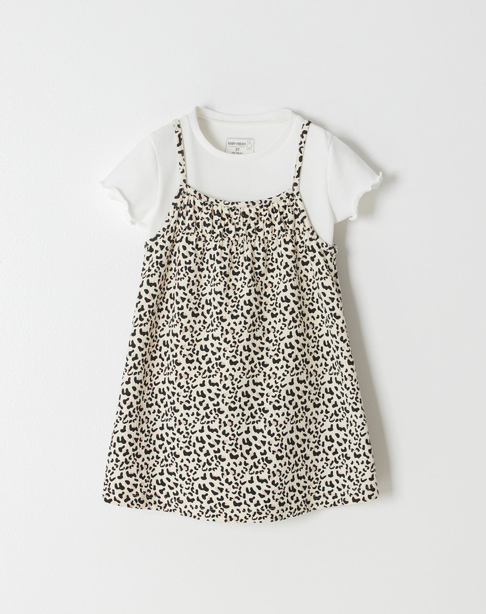 Conjunto niña camiseta + vestido