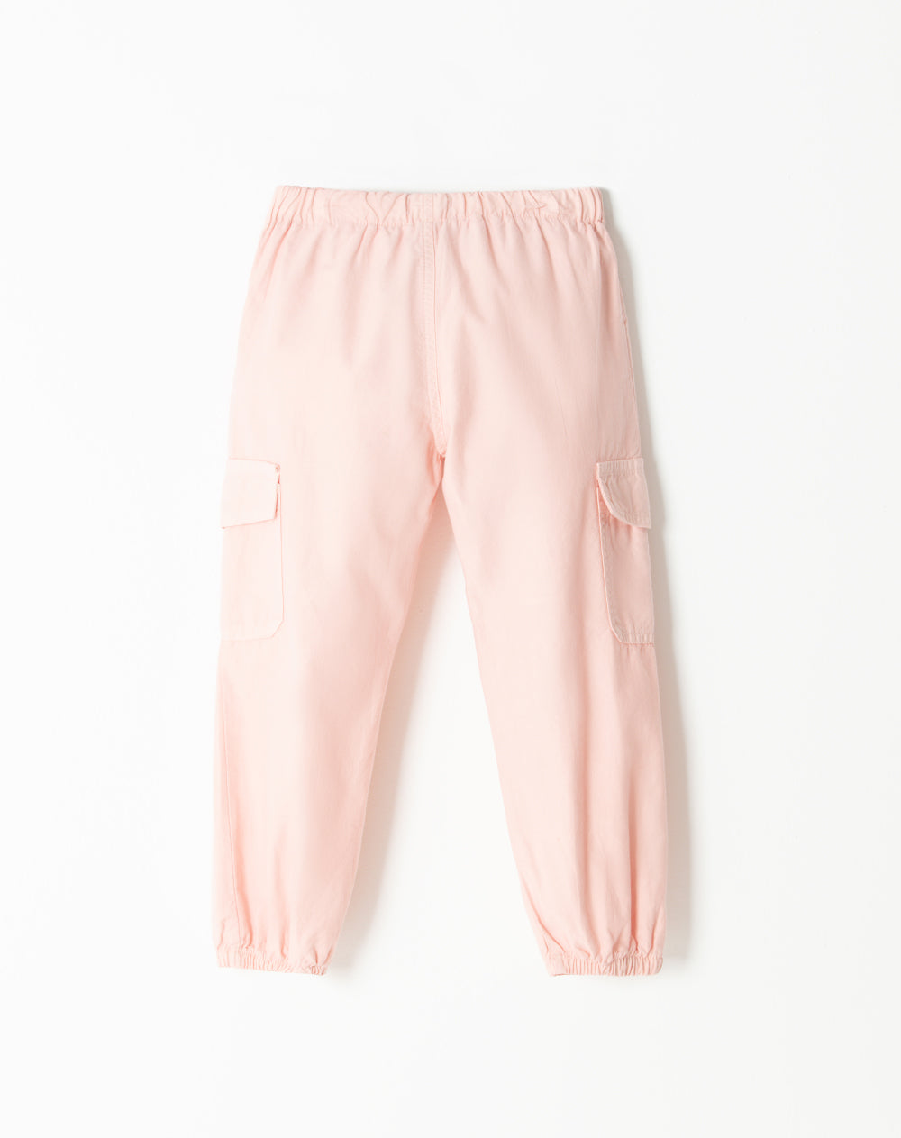 Pantalón cargo algodón rosado niña