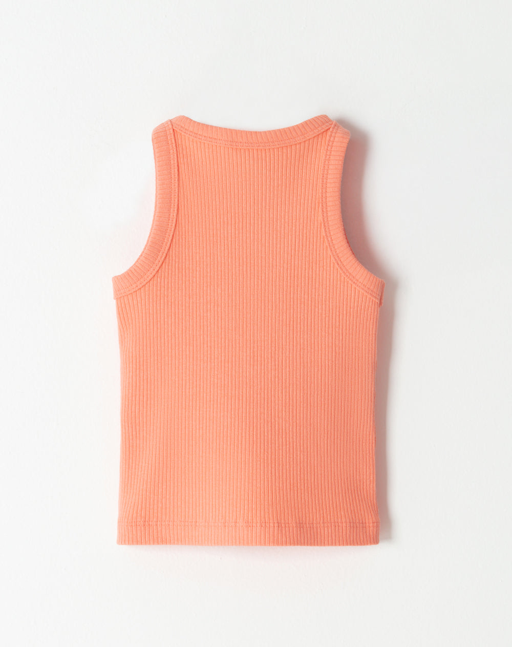 Camiseta slim tejido de punto coral niña