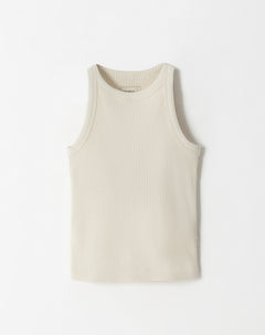 Camiseta fitted fit crema