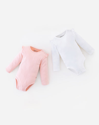 Boby bebé niña x2unds manga larga algodón surtido