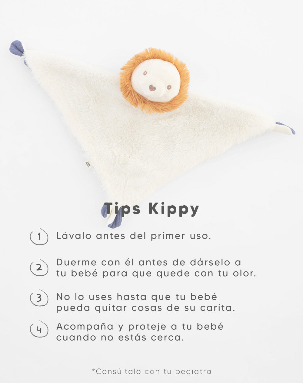 Peluche de apego león