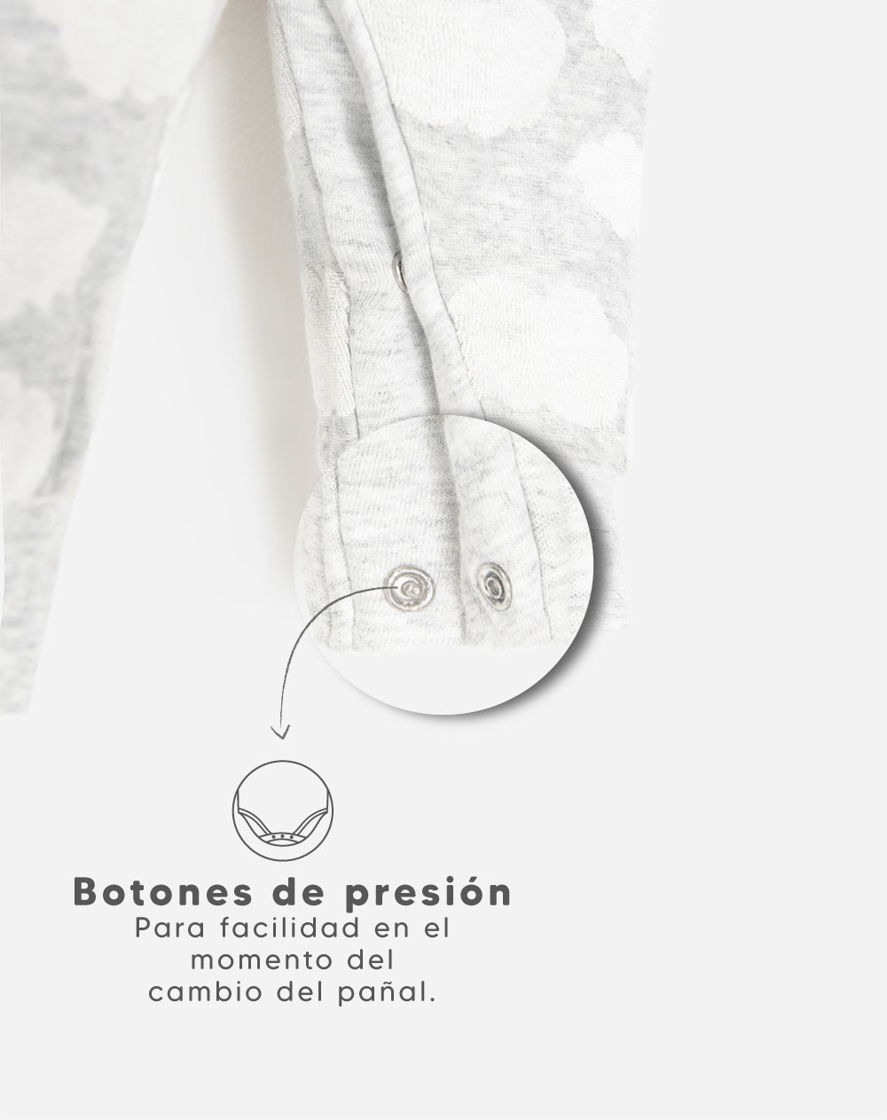 Conjunto overol camiseta gris jaspe