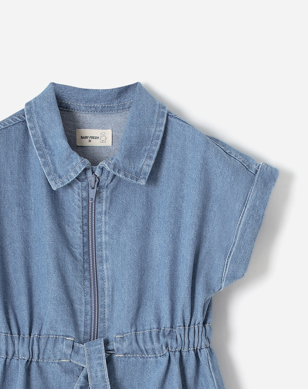 Vestido medio indigo