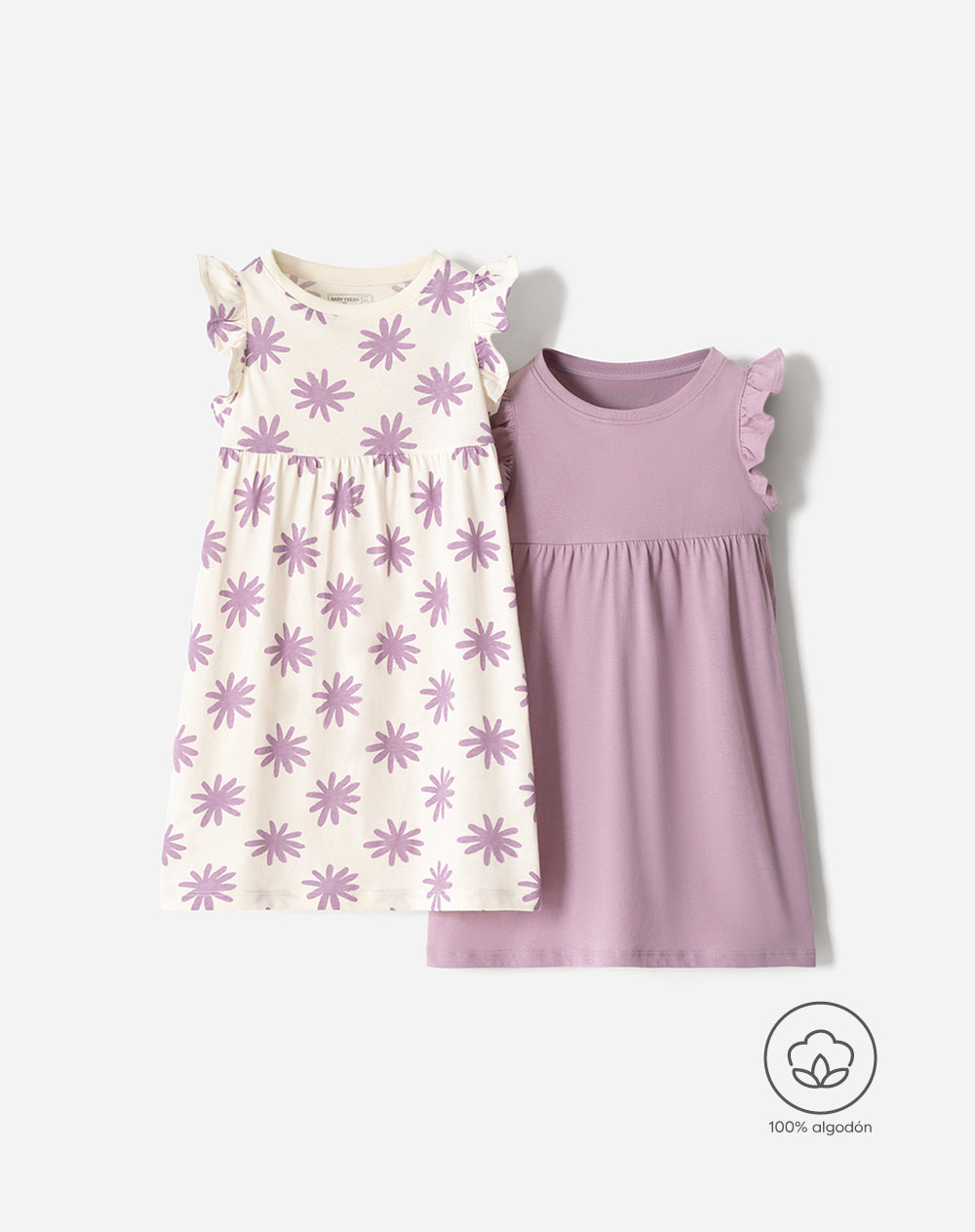 2 vestidos medio surtido