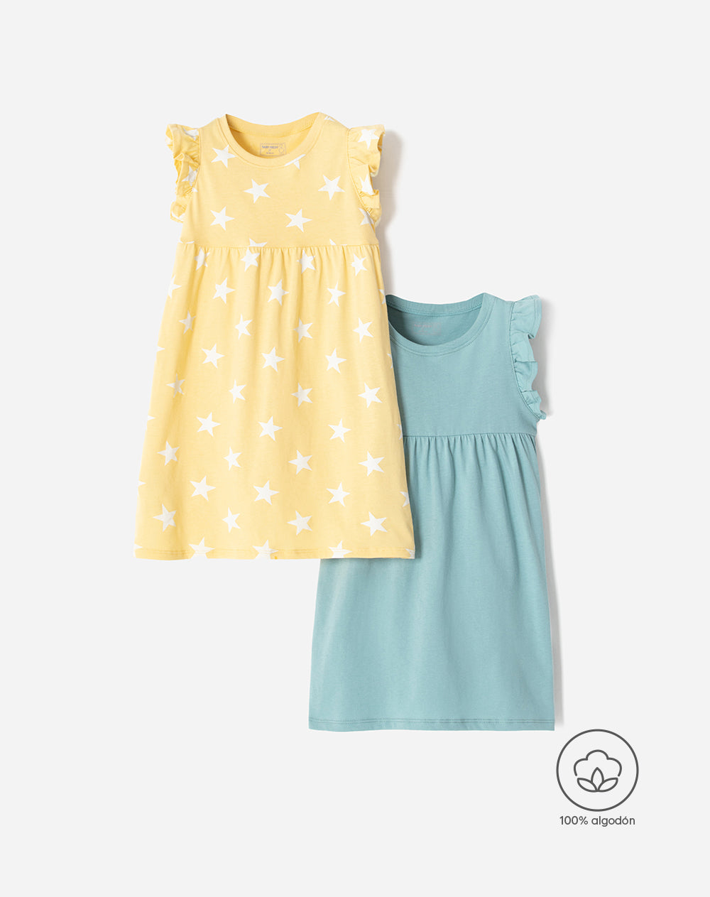 2 vestidos medio surtido