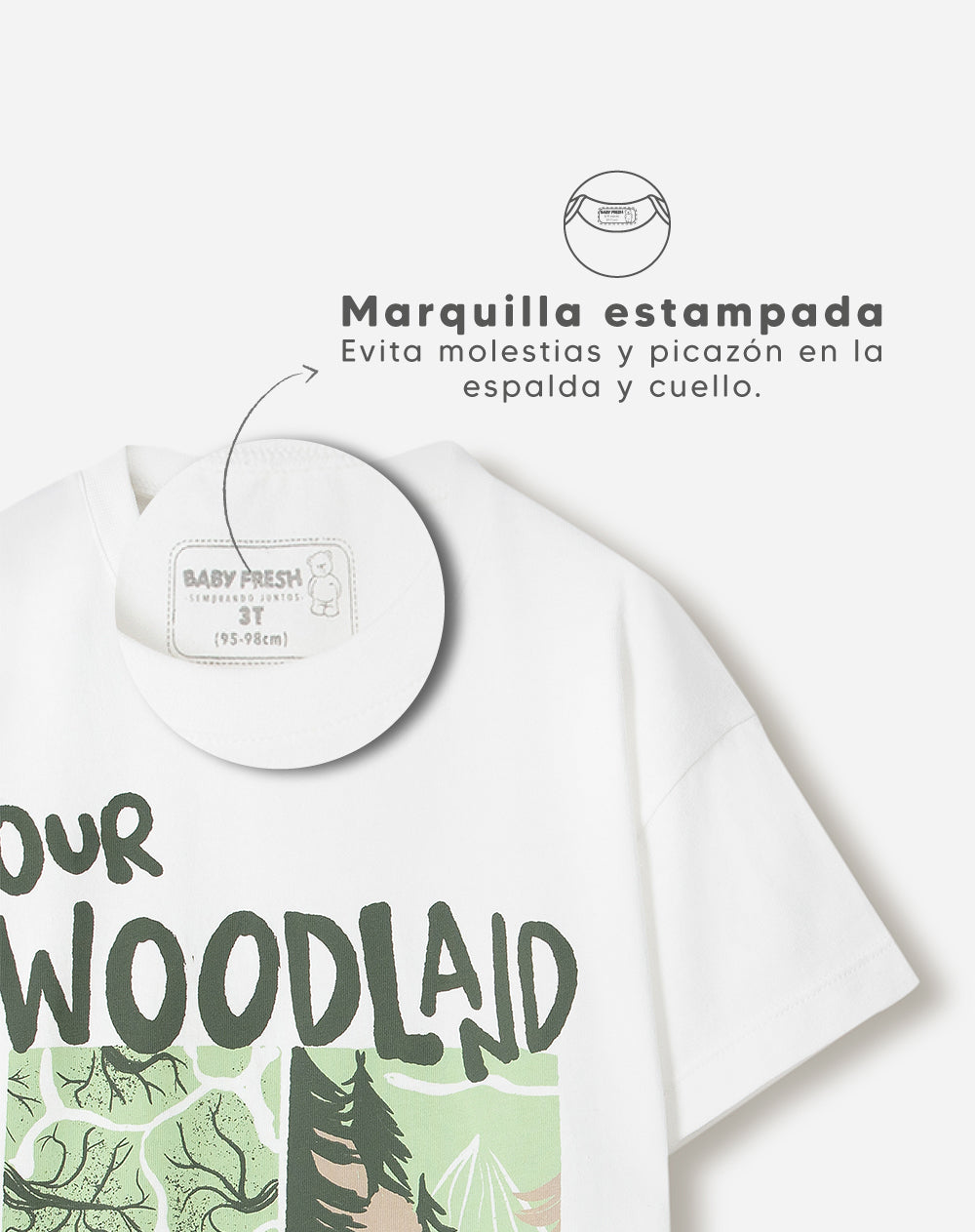 Conjunto niño camiseta + bermuda algodón