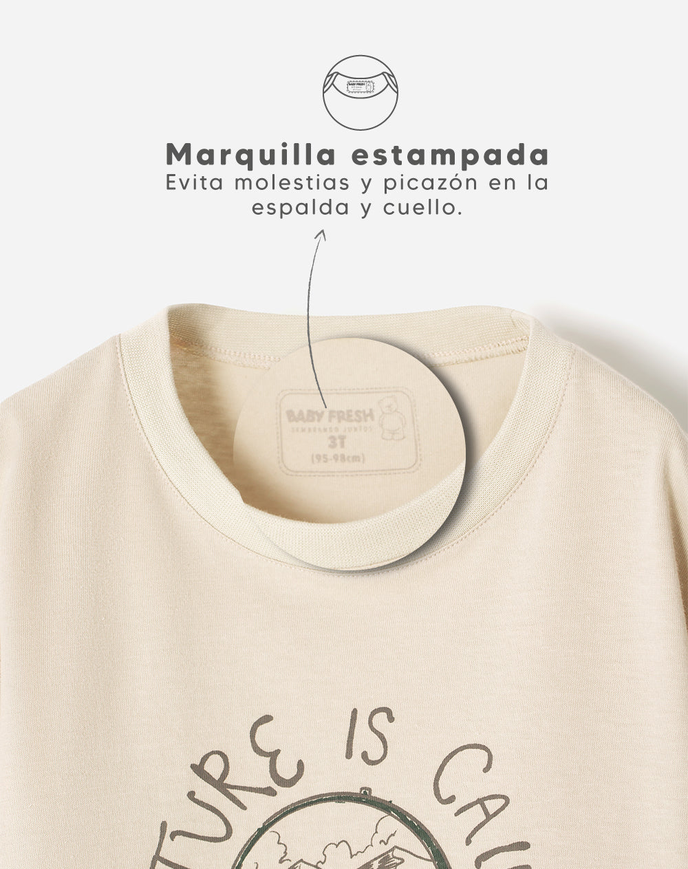 Conjunto camiseta + bermuda algodón surtido niño