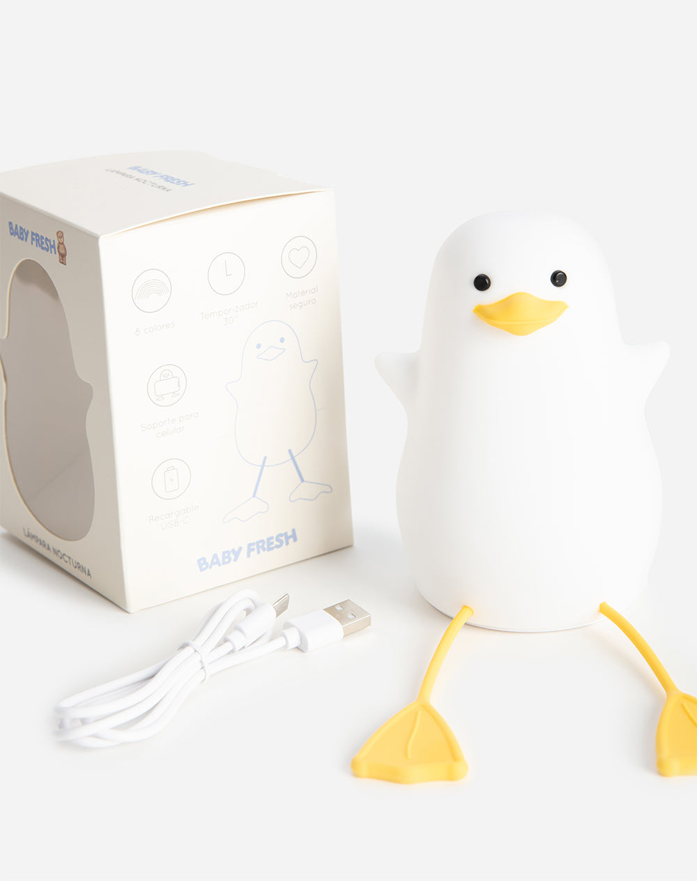 Lámpara nocturna infantil pingüino